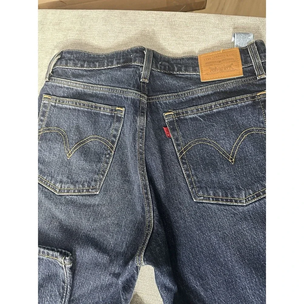 Levi’s 516 Jeans Mens W29 L30 Dark Wash Blue Denim Straight Leg Zip Fly